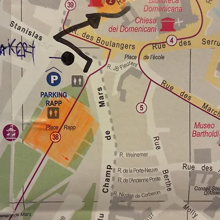 Апартаменти Des 2 Tetes Кольмар