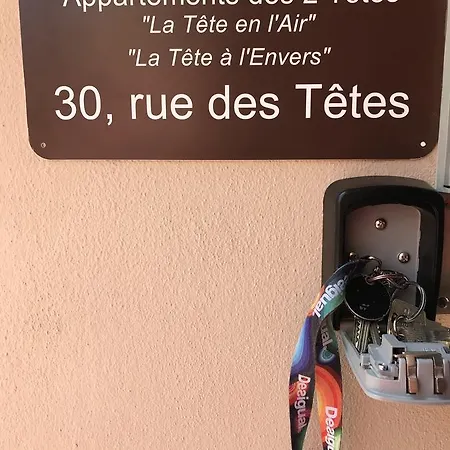 Des 2 Tetes Apartment Colmar