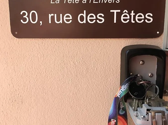 Des 2 Tetes Апартаменти Кольмар